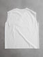 WAX | SLEEVELESS TEE - White