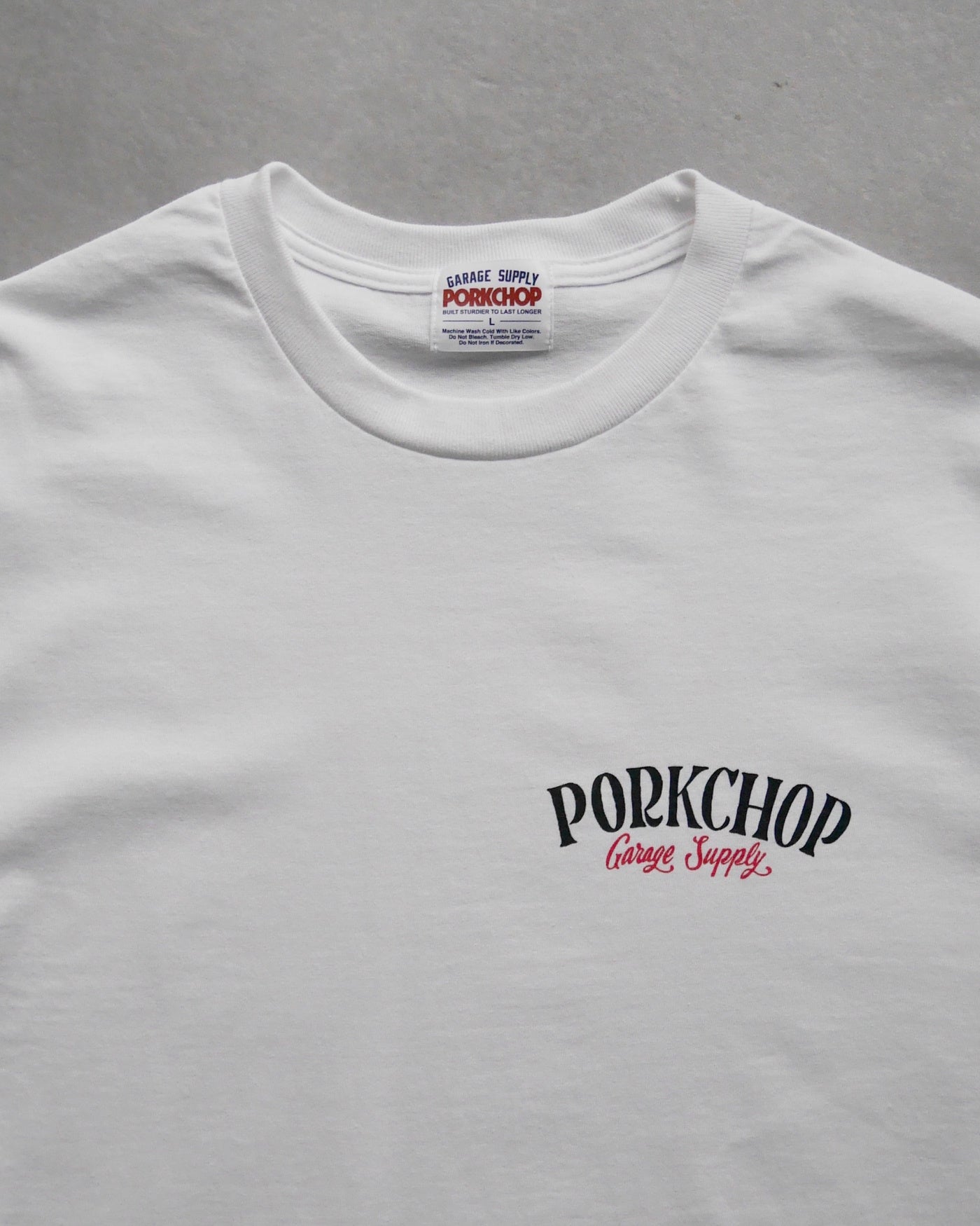 PORKCHOP | PORK BACK TEE 24SS - White