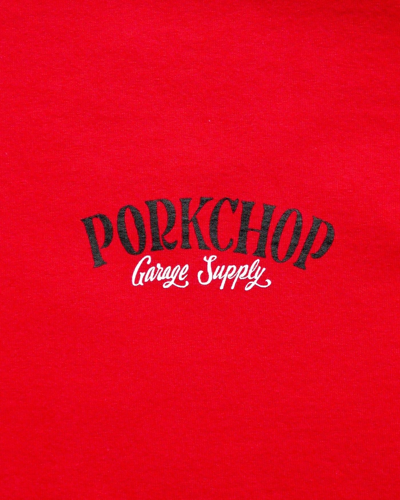 PORKCHOP | PORK BACK TEE 24SS - Red