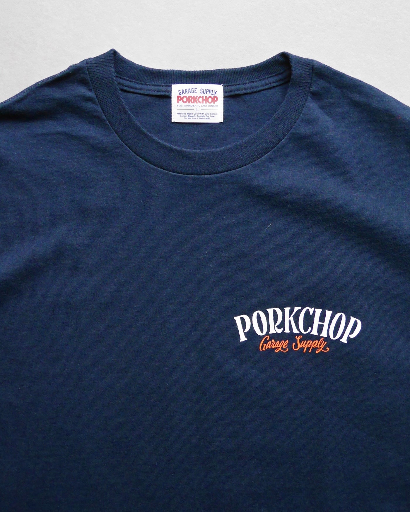 PORKCHOP | PORK BACK TEE 24SS - Navy