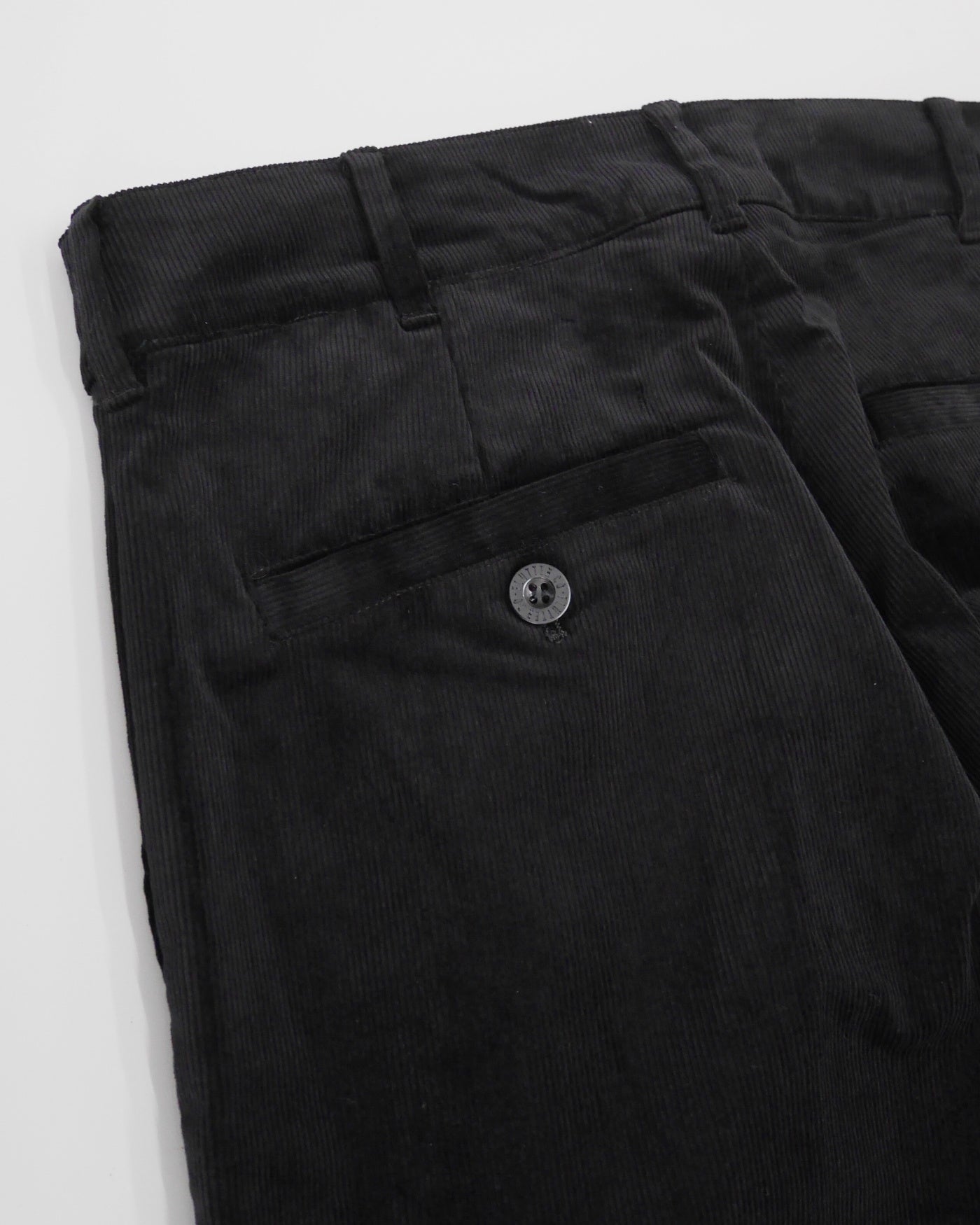 FLUTTER | "The Dress" Stretch Corduroy Work Trousers - Black