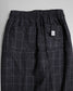 FLUTTER | The Holiday -Comfy fit- Wool check pattern Easy Pants - Navy