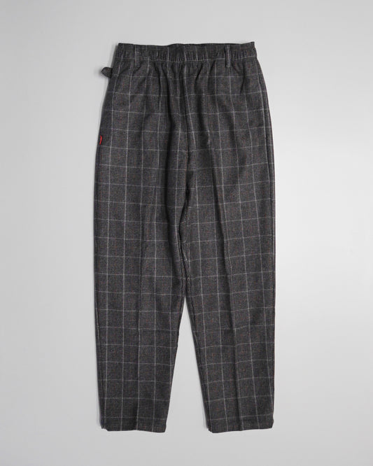 FLUTTER | The Holiday -Comfy fit- Wool check pattern Easy Pants - Brown