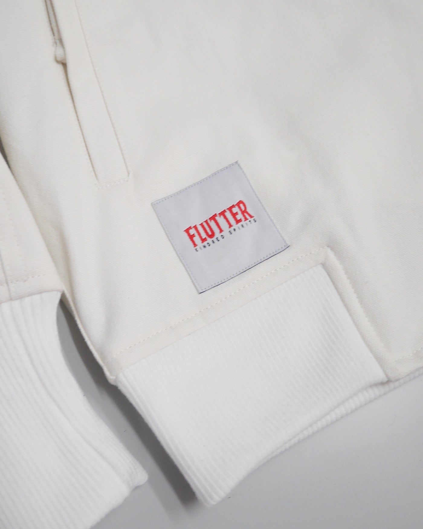 FLUTTER | Duck Cup Shoulder Jacket - White