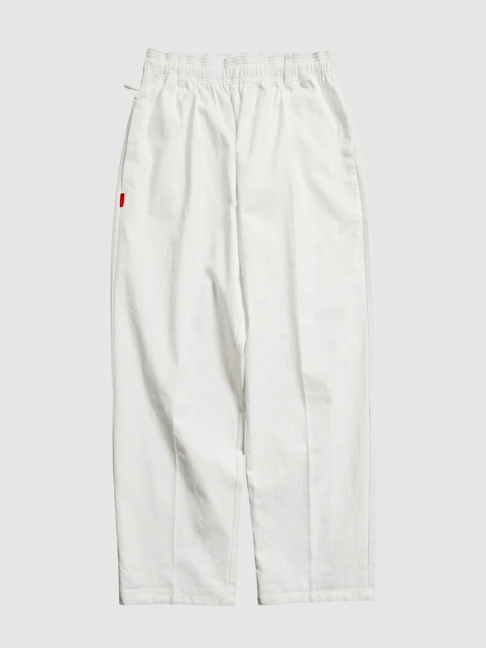 FLUTTER | The Holiday -Comfy fit- Cotton Twill Easy Pants - White