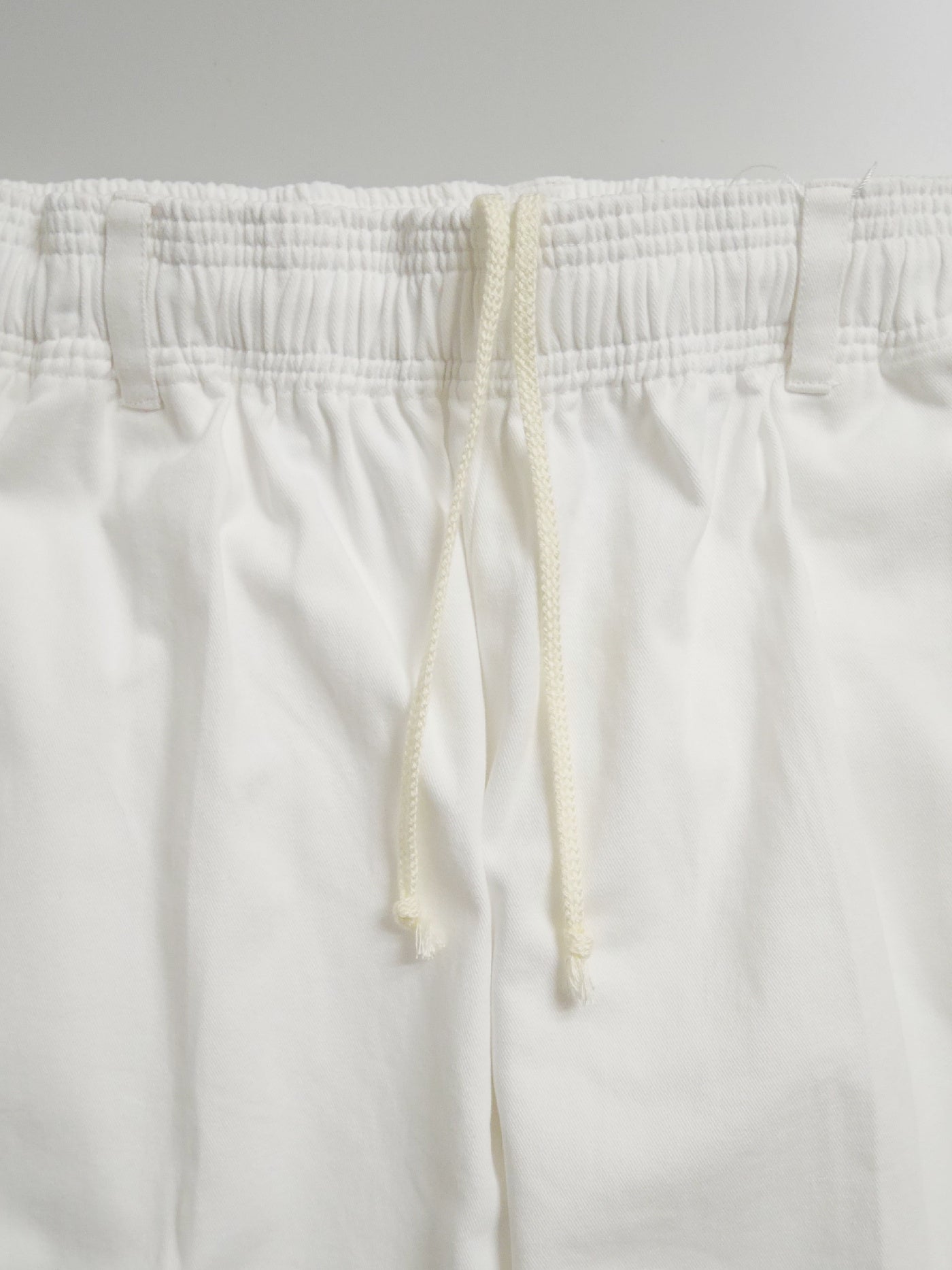 FLUTTER | The Holiday -Comfy fit- Cotton Twill Easy Pants - White