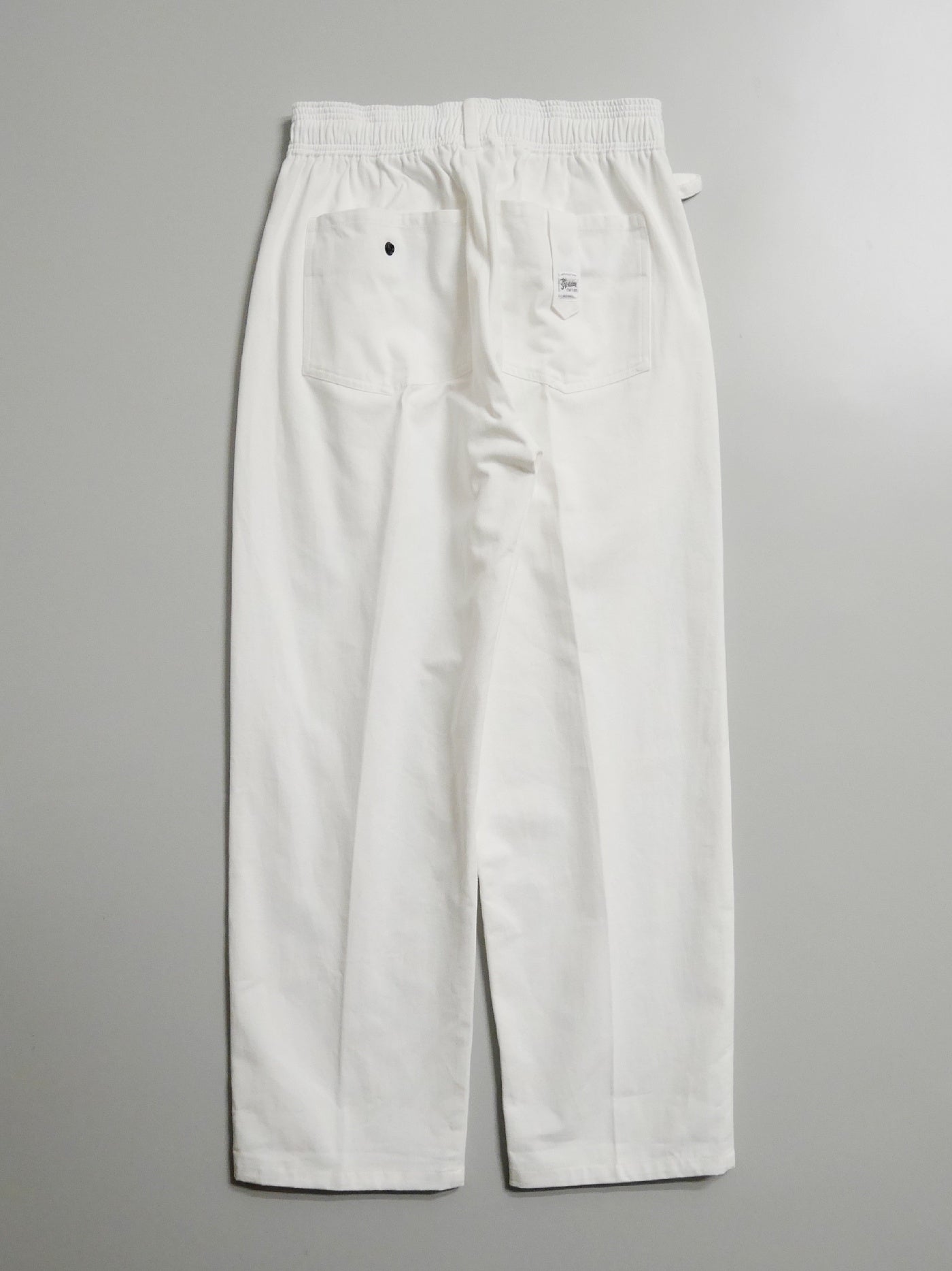 FLUTTER | The Holiday -Comfy fit- Cotton Twill Easy Pants - White