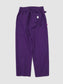 FLUTTER | The Holiday -Comfy fit- Cotton Twill Easy Pants - Purple