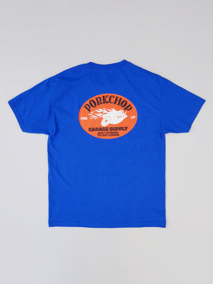 PORKCHOP | FIRE UP TEE - Blue