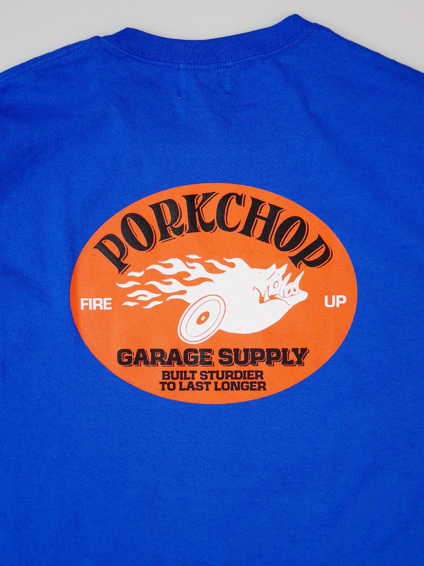 PORKCHOP | FIRE UP TEE - Blue