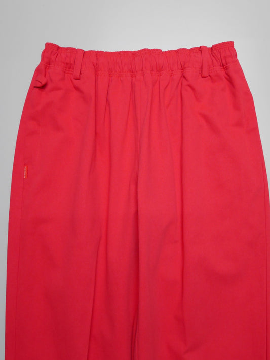 FLUTTER | The Holiday -Comfy fit- Cotton Twill Easy Pants - Coral Red