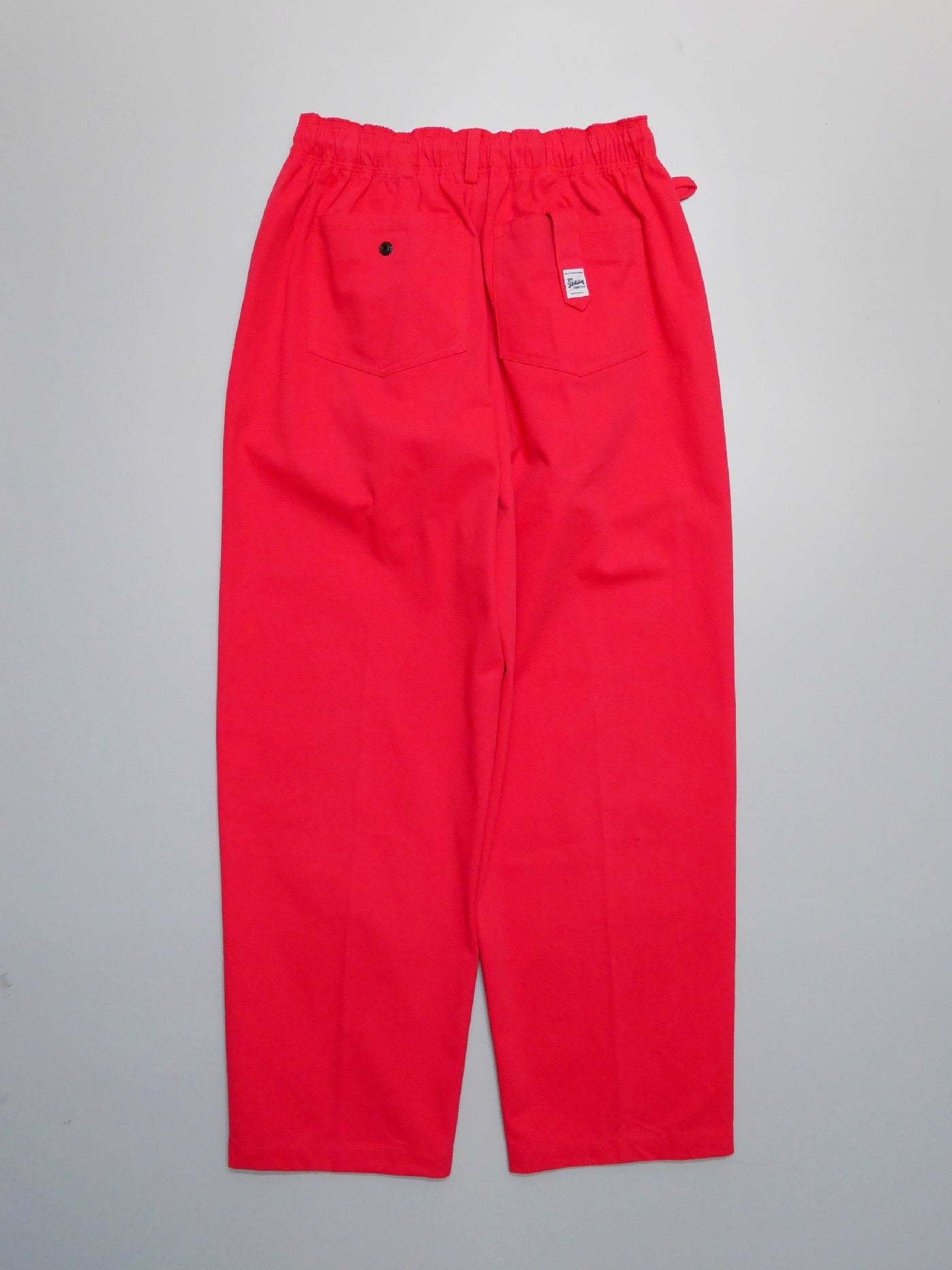 FLUTTER | The Holiday -Comfy fit- Cotton Twill Easy Pants - Coral Red
