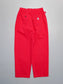FLUTTER | The Holiday -Comfy fit- Cotton Twill Easy Pants - Coral Red