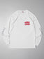 PORKCHOP | WP BIG LOGO L/S TEE - White