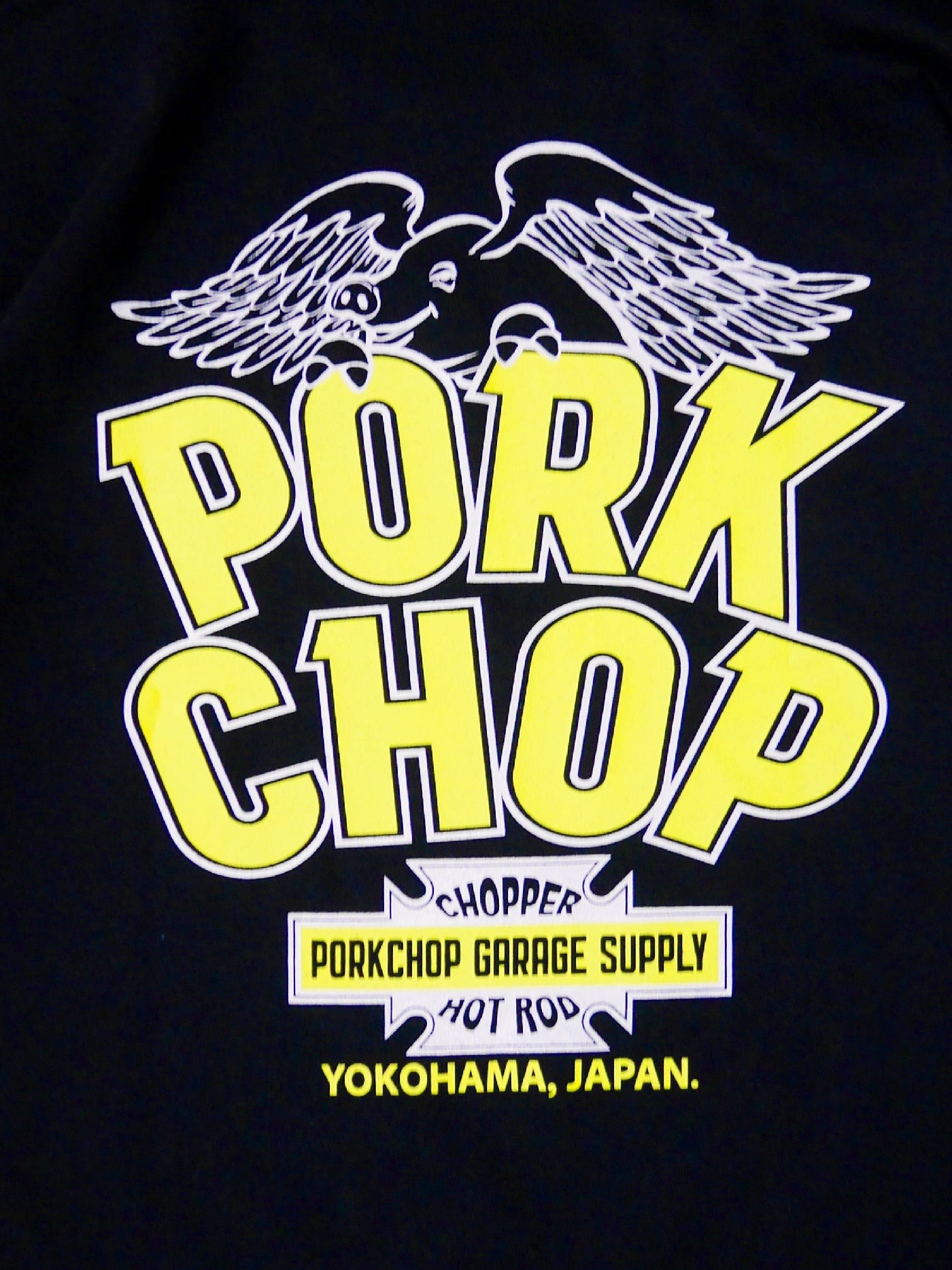 PORKCHOP | WP BIG LOGO L/S TEE - Black