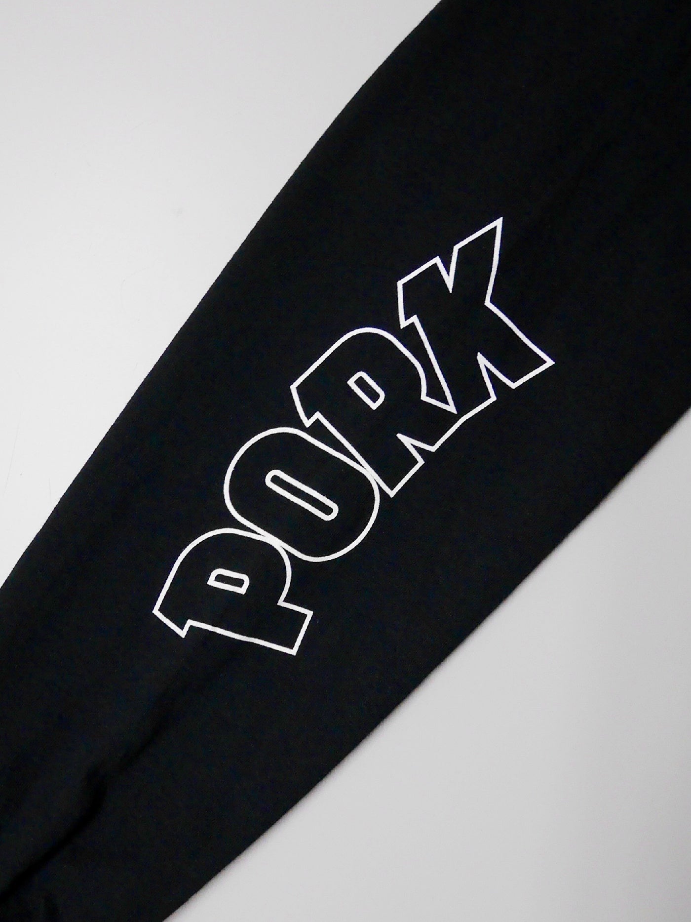 PORKCHOP | WP BIG LOGO L/S TEE - Black
