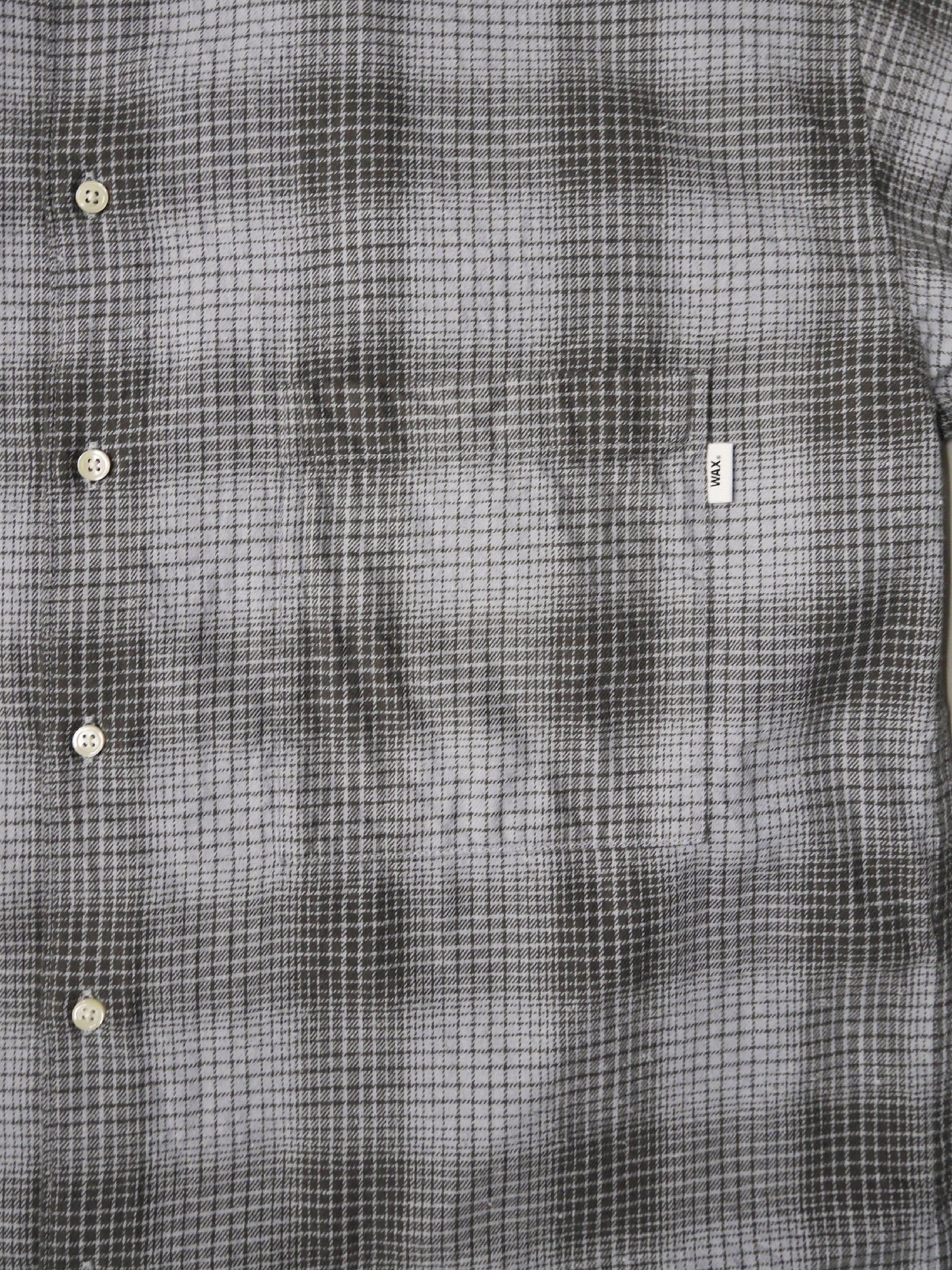 WAX | Brushed Check Shirts - Sax/Gray