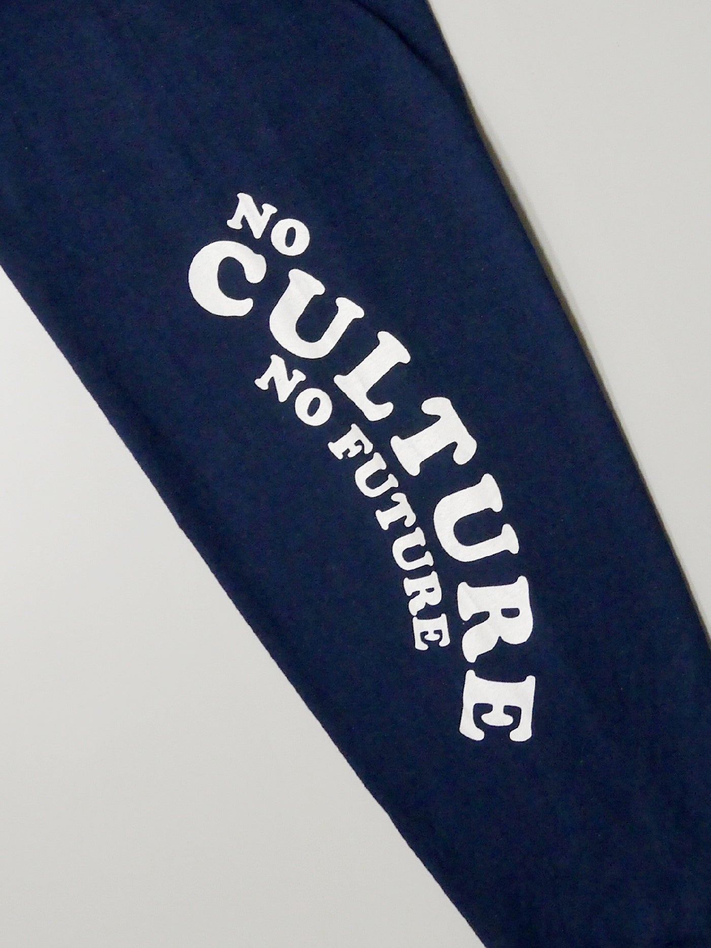 PORKCHOP | WAVE LOGO L/S TEE - Navy