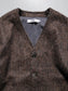【10.12 (Sun) Release】WAX | Fur Cardigan - Brown