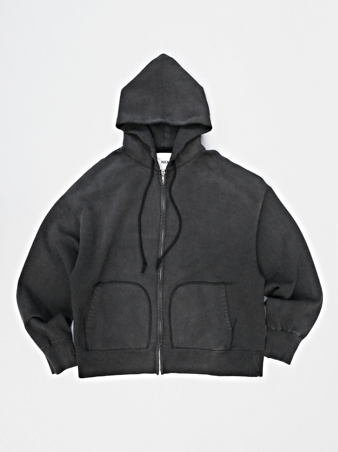 WAX | Vintage Zip Hoodie - Faded Black
