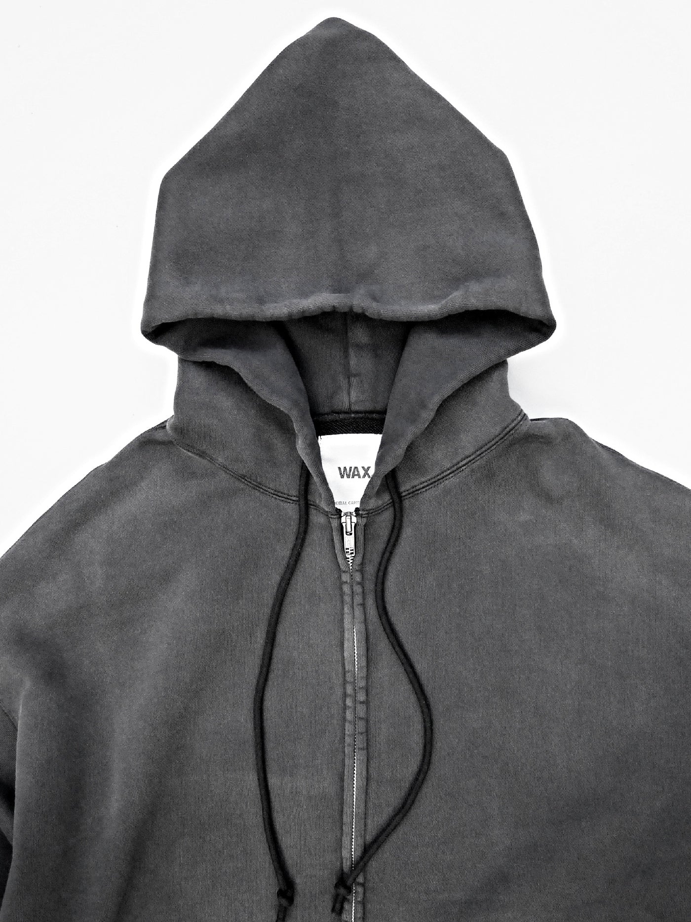 WAX | Vintage Zip Hoodie - Faded Black