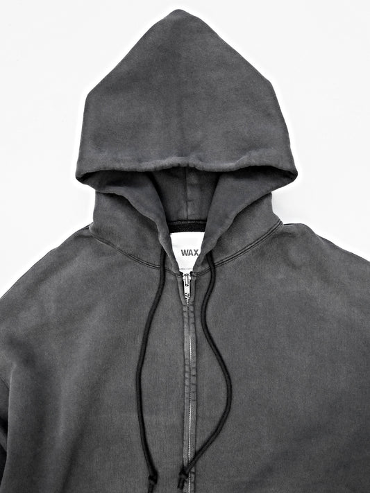 WAX | Vintage Zip Hoodie - Faded Black