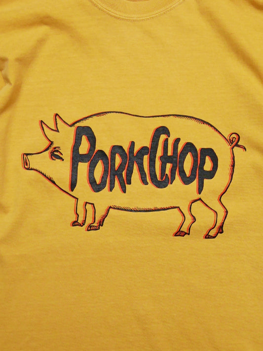 PORKCHOP | SCUM PORK L/S TEE - Mustard