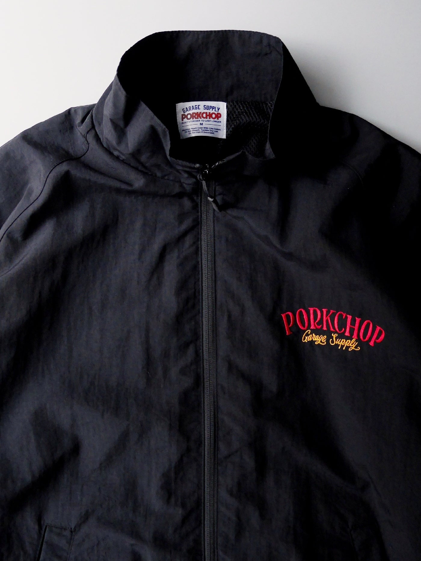 【11.2 (Sun) 12:00 Release】PORKCHOP | PORK BACK NYLON JKT - Black