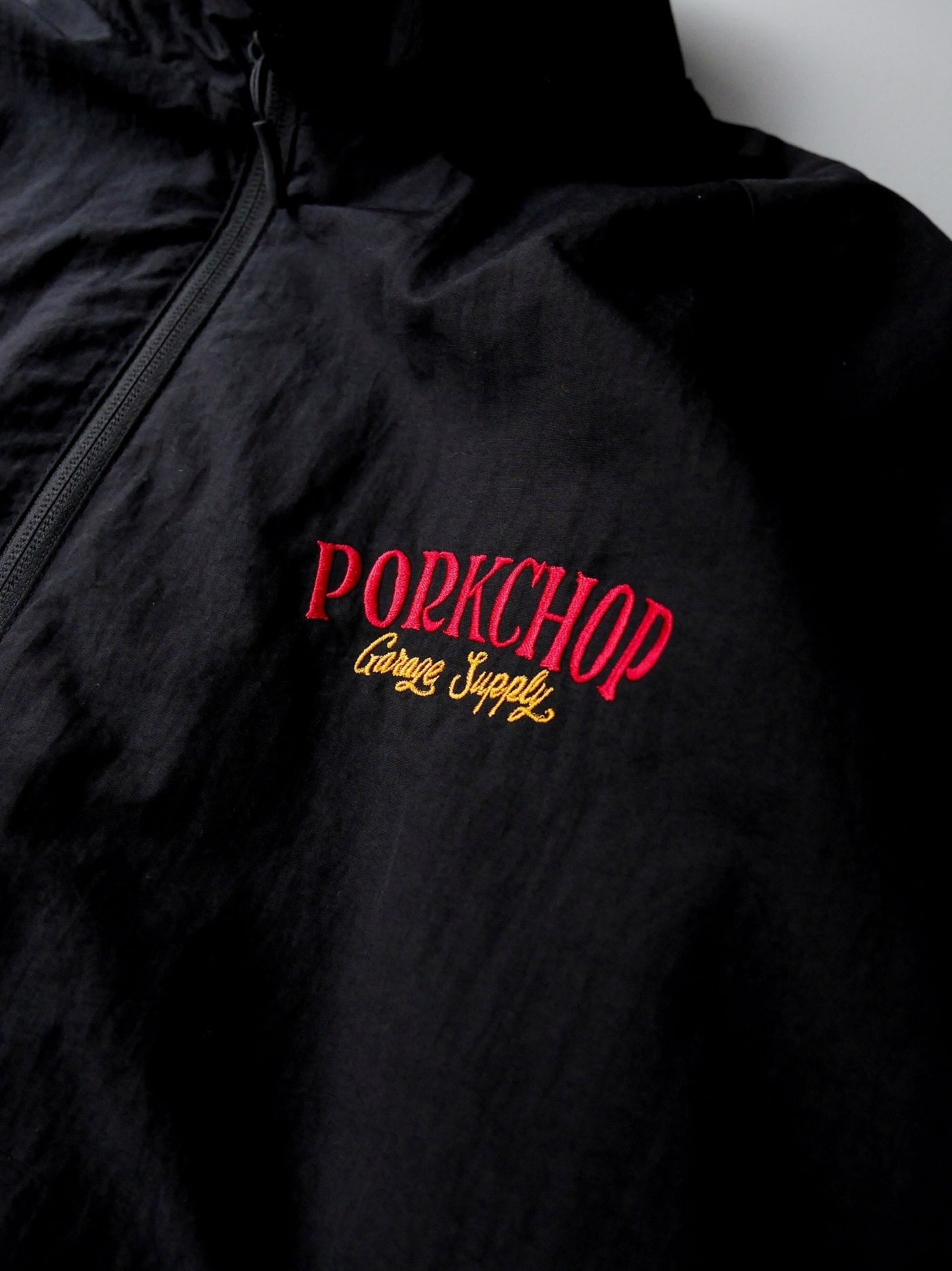 【11.2 (Sun) 12:00 Release】PORKCHOP | PORK BACK NYLON JKT - Black