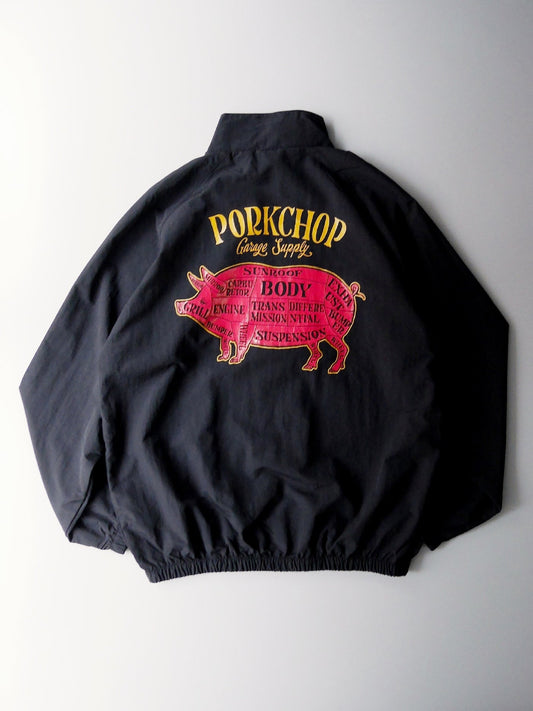 【11.2 (Sun) 12:00 Release】PORKCHOP | PORK BACK NYLON JKT - Black