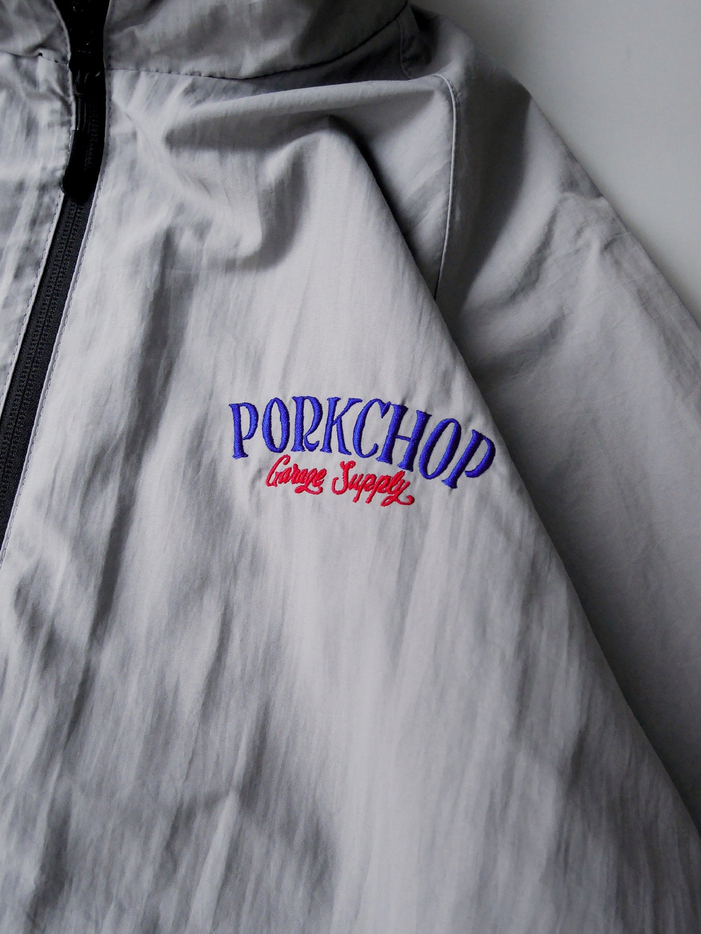 【11.2 (Sun) 12:00 Release】PORKCHOP | PORK BACK NYLON JKT - Gray