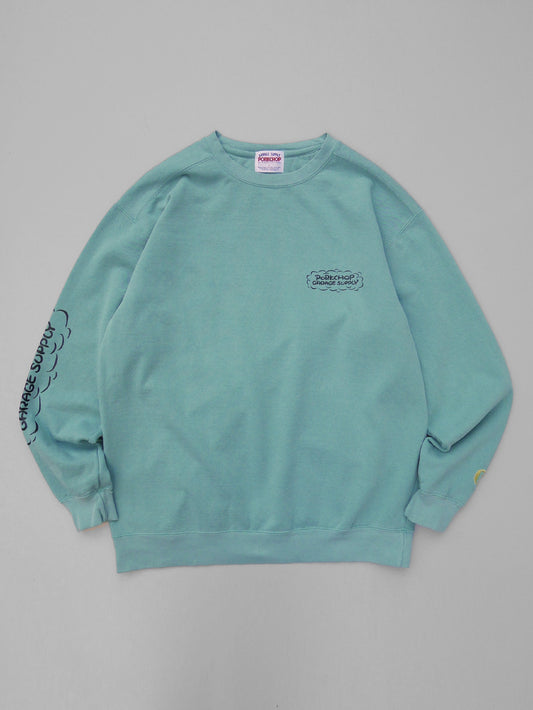 PORKCHOP | RUNNING LOGO SWEAT - Mint Green