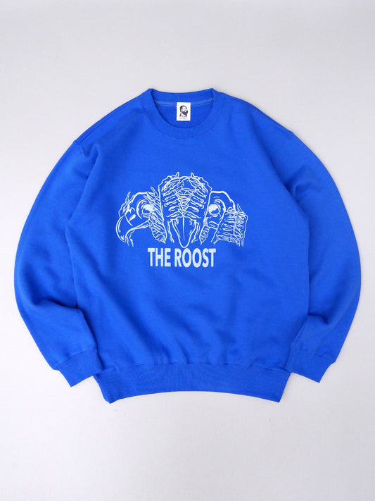 RUTHLESS | Three Wise Buzzards Crew Neck Sweat - Blue