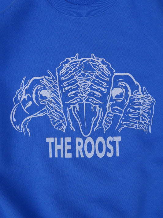 RUTHLESS | Three Wise Buzzards Crew Neck Sweat - Blue