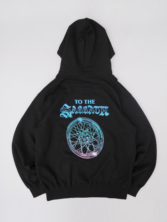 RUTHLESS | TO THE SABBATH ZIP UP Hoodie - Black