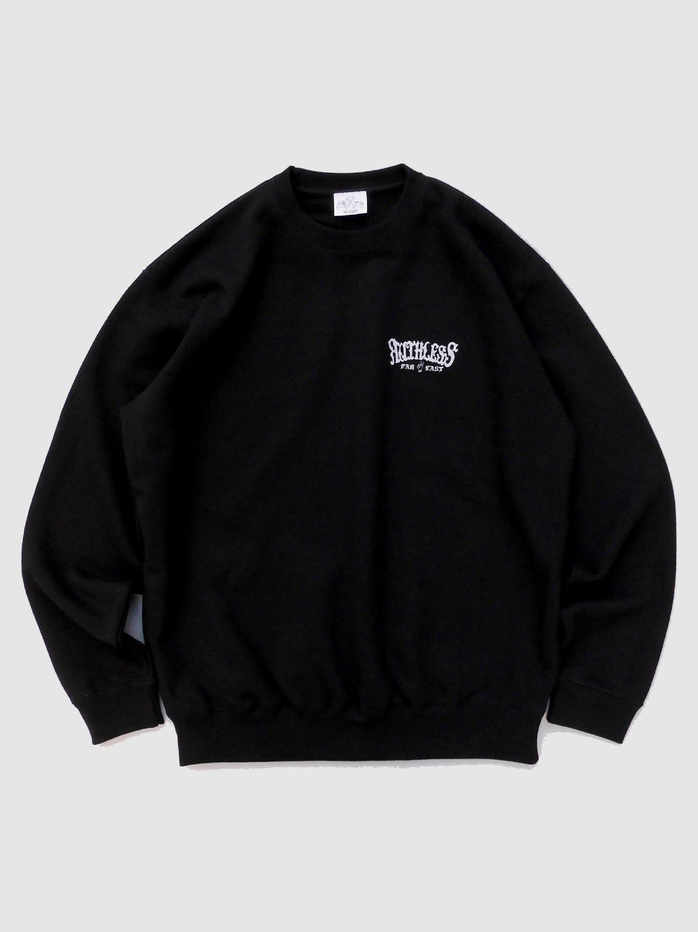 【2.21 (Sat) 12:00 Release】RUTHLESS | TRUMPS Exclusive R-Plaque Sweat - Black
