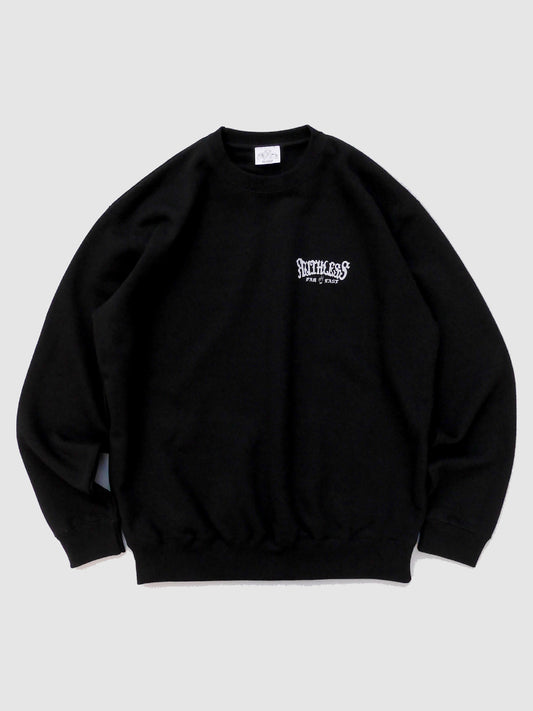 【2.21 (Sat) 12:00 Release】RUTHLESS | TRUMPS Exclusive R-Plaque Sweat - Black
