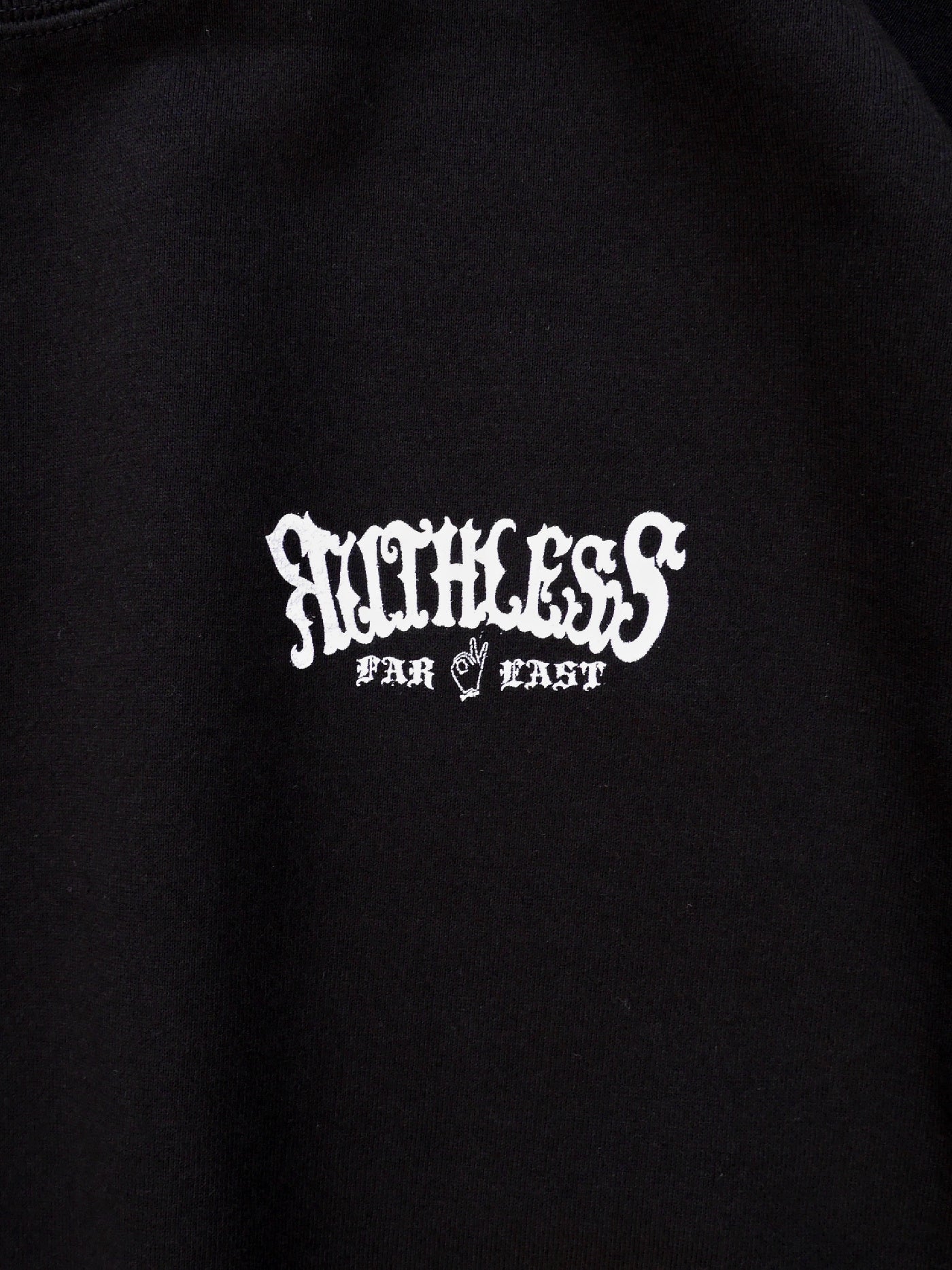 【2.21 (Sat) 12:00 Release】RUTHLESS | TRUMPS Exclusive R-Plaque Sweat - Black