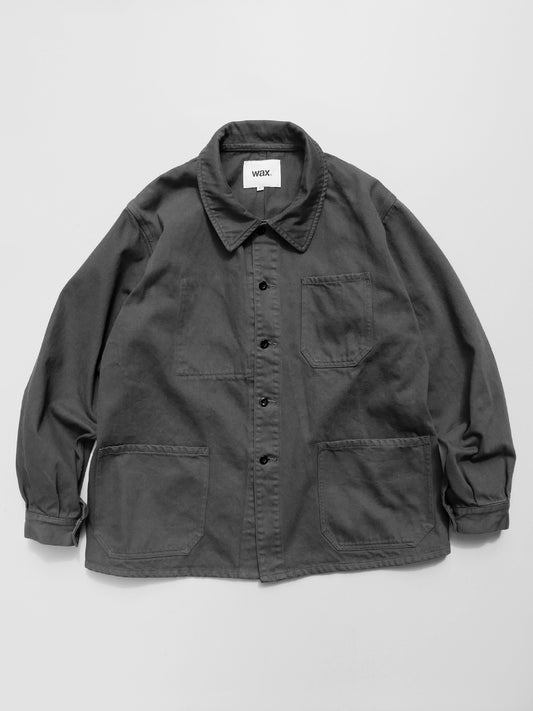 【3.20 (Fri) Release】WAX | French Work Jacket - Charcorl