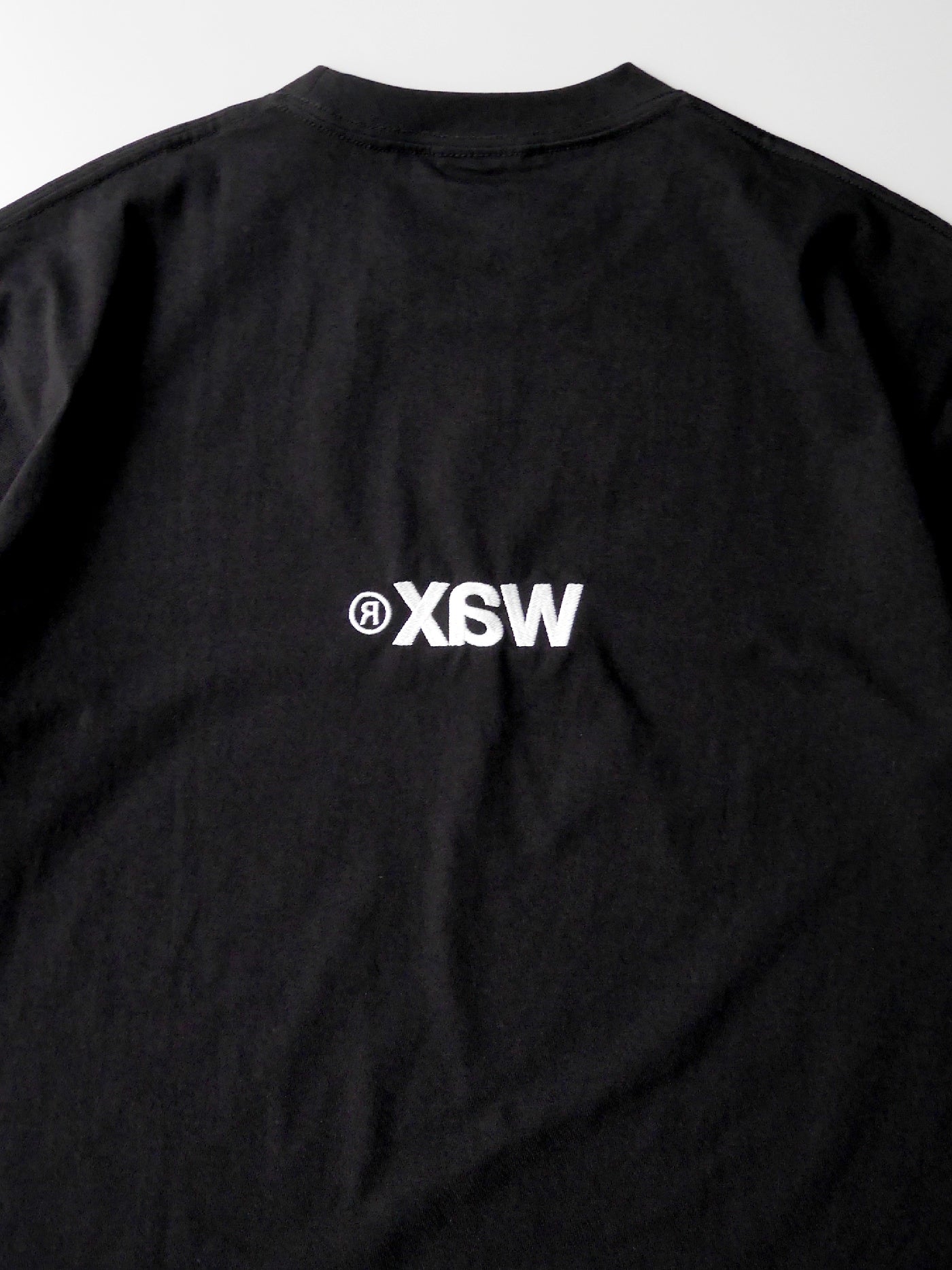 WAX | WAX STITCH TEE for GOAT - Black
