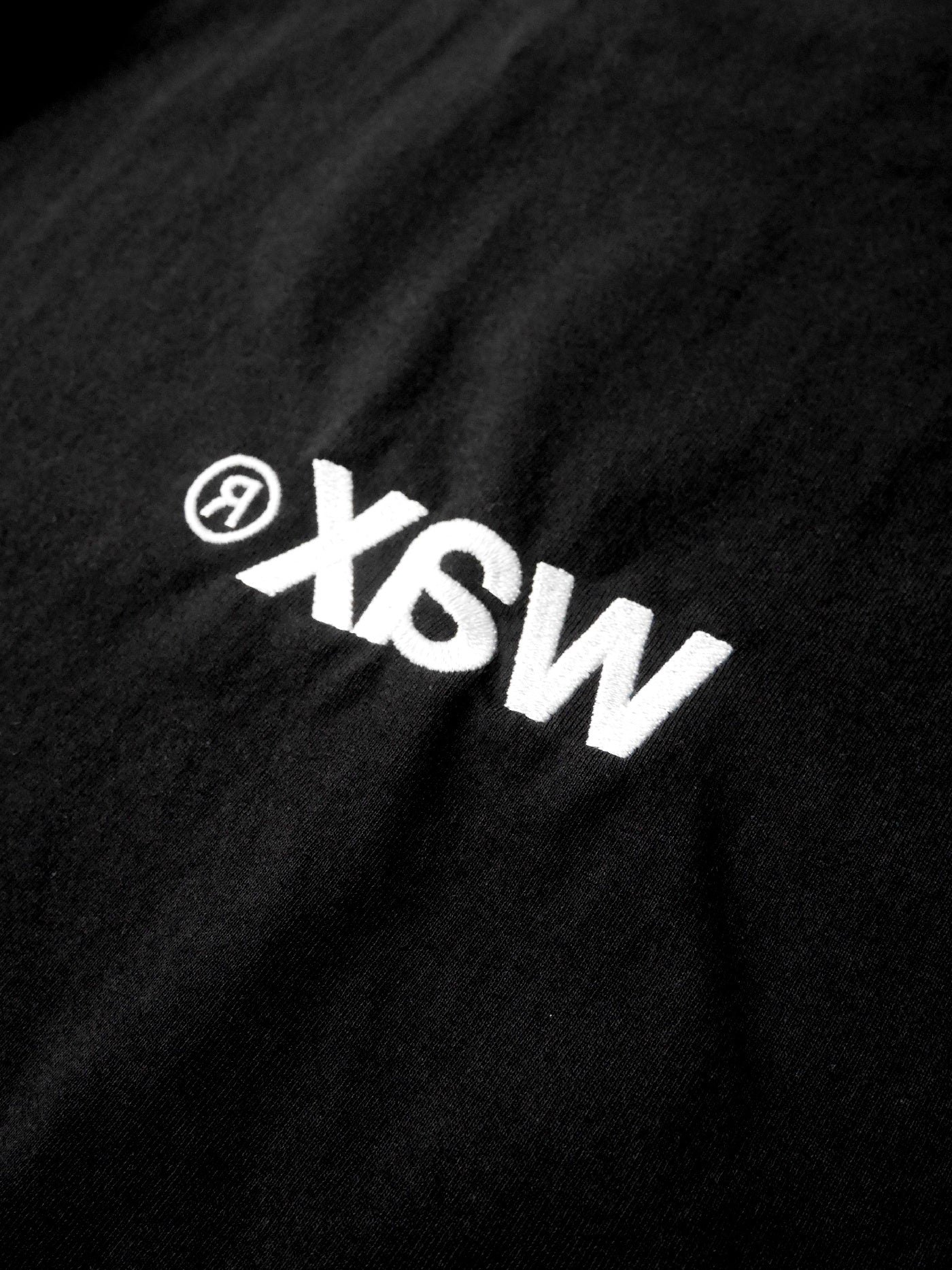 WAX | WAX STITCH TEE for GOAT - Black