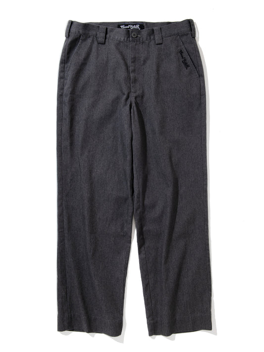 【1.24 (Sat) 12:00 Release】GOOD HELLER | T/C TWILL STRAIGHT WORK PANTS - Gray