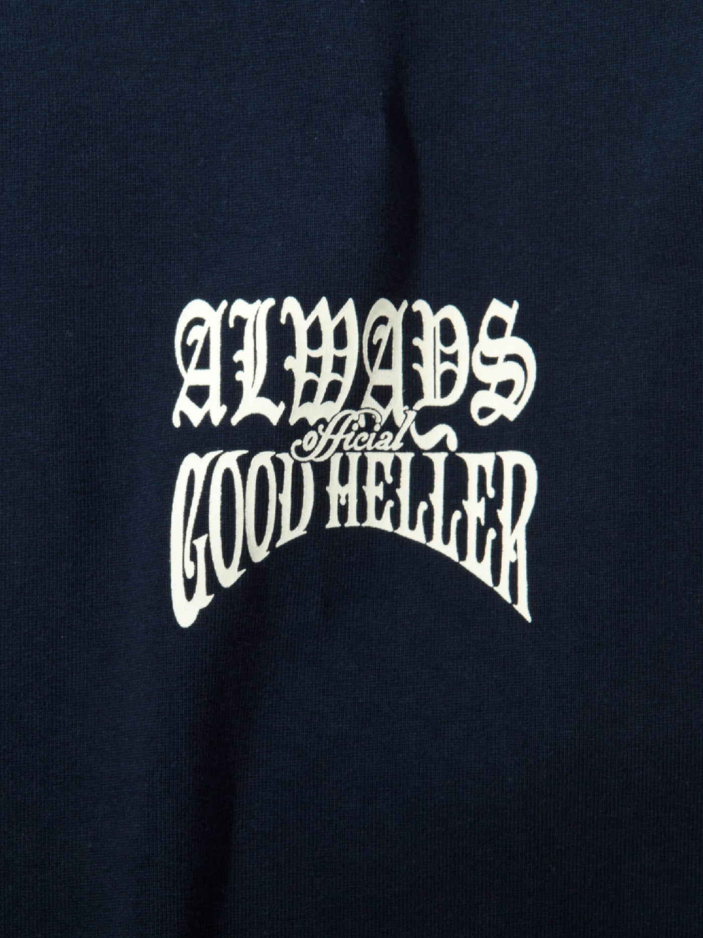 GOOD HELLER | PK LOGO 9.5oz L/S T-SHIRT - Navy