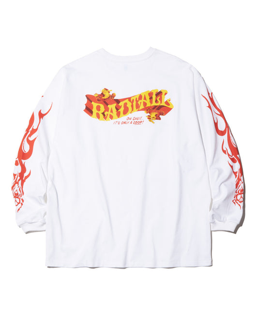 RADIALL | LO-N-SLO - CREW NECK T-SHIRT L/S - White