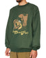 RADIALL | COOKIE - CREW NECK SWEATER L/S - Forest Green