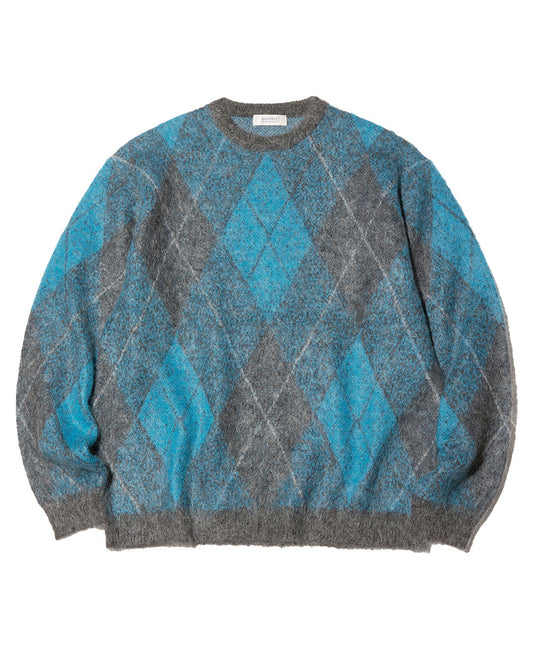 RADIALL | INNA DE YARD - CREW NECK SWEATER L/S - Blue