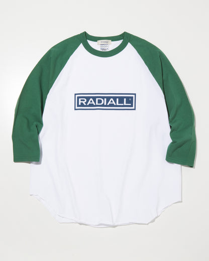 RADIALL | WHEELS - CREW NECK RAGLAN SHIRT - Green