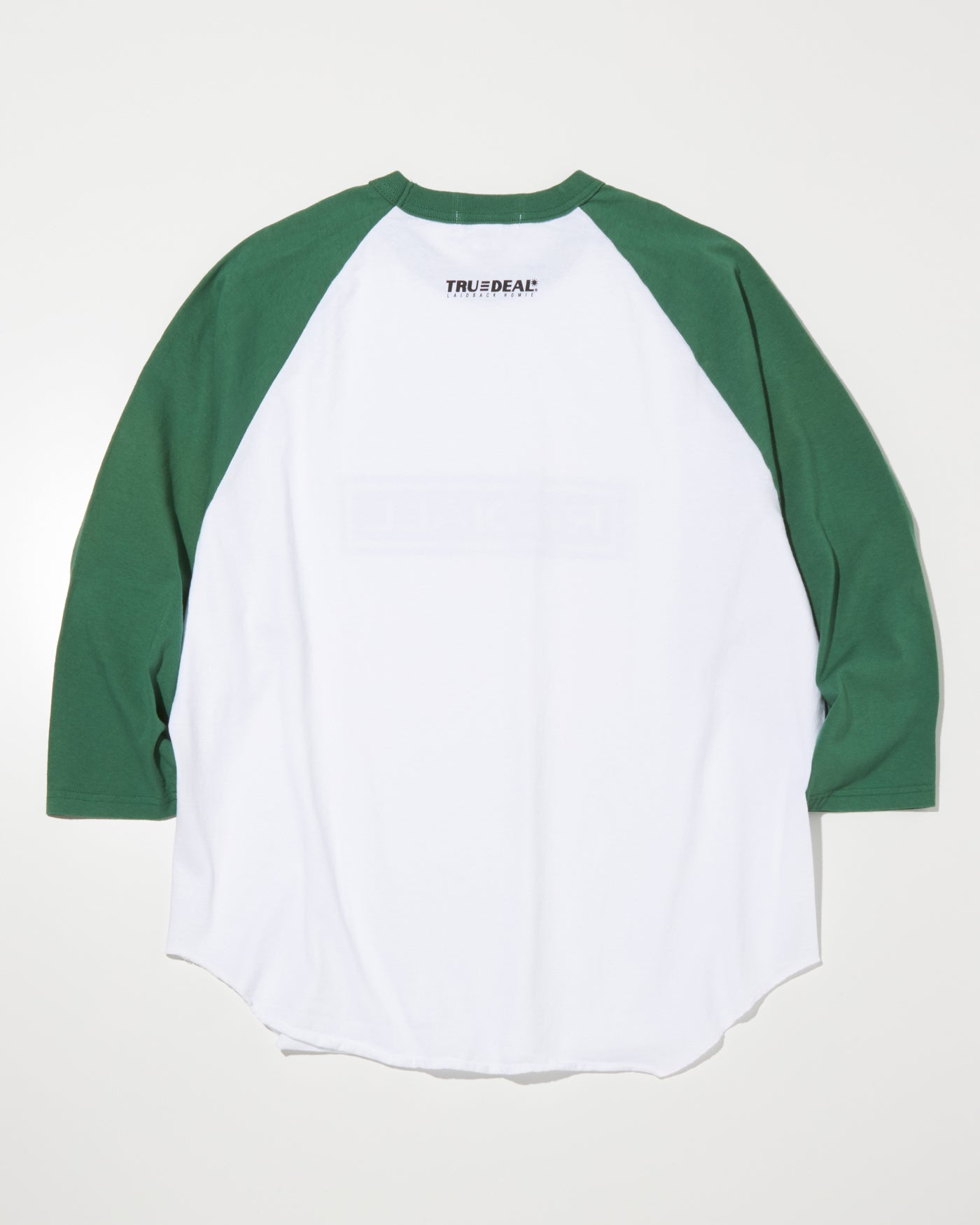 RADIALL | WHEELS - CREW NECK RAGLAN SHIRT - Green