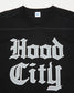 RADIALL | HOOD CITY - FOOTBALL T-SHIRT CROPPED SLEEVE - Black