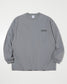 RADIALL | SHAKEDOWN BOULEVARD - CREW NECK T-SHIRT L/S - Steel Gray